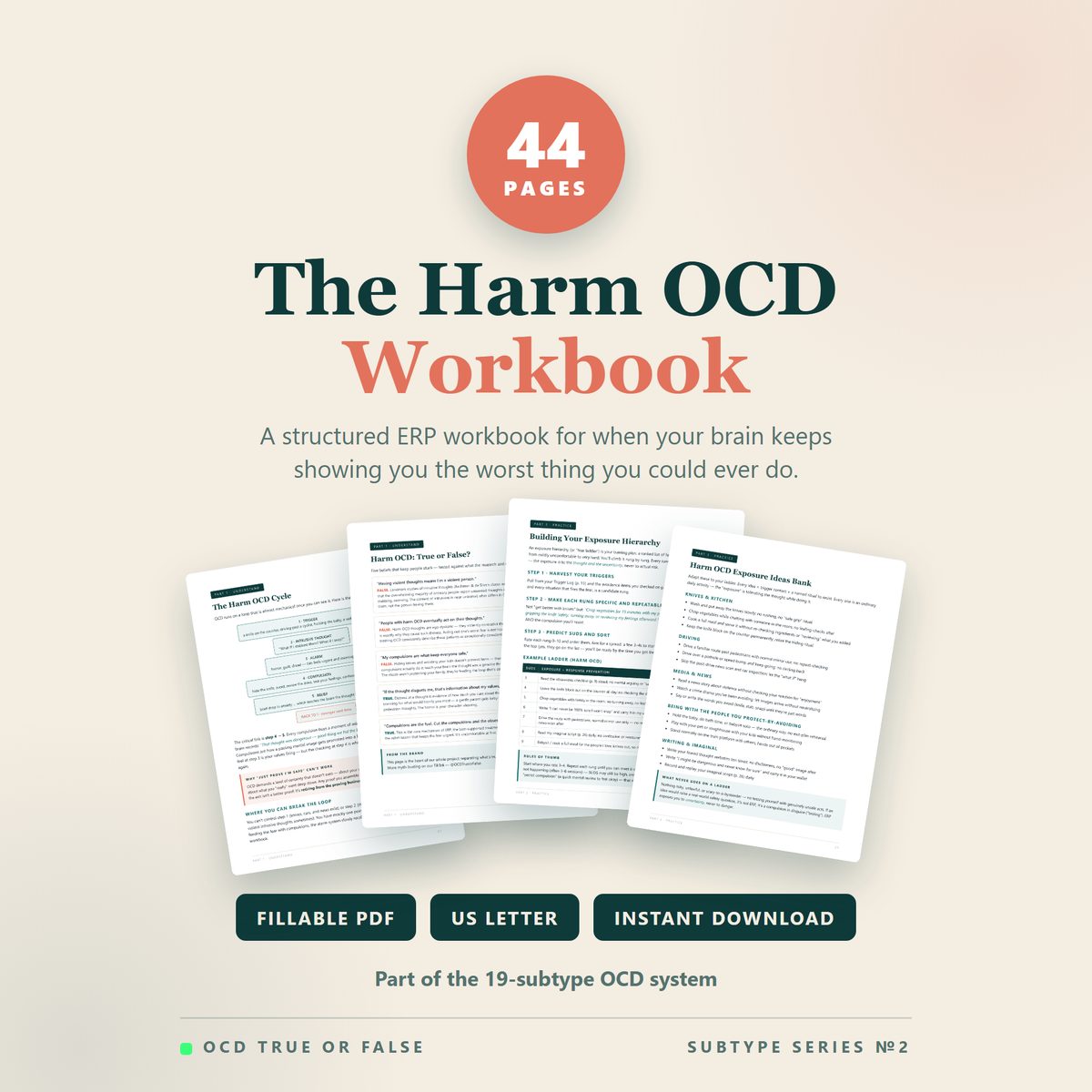The Harm OCD Workbook — cover