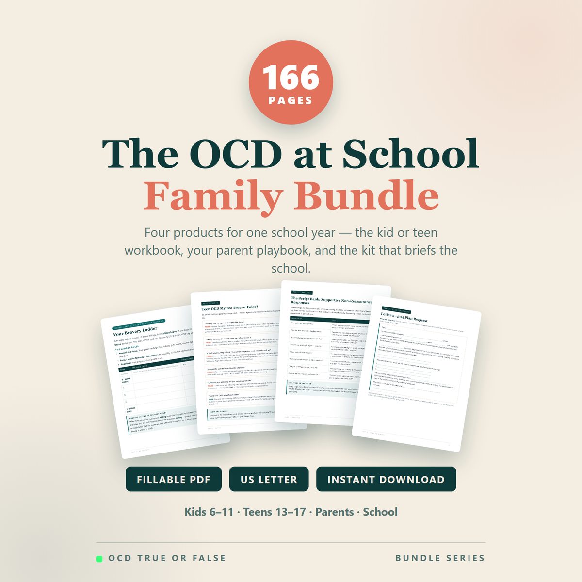 The OCD at School Family Bundle — cover