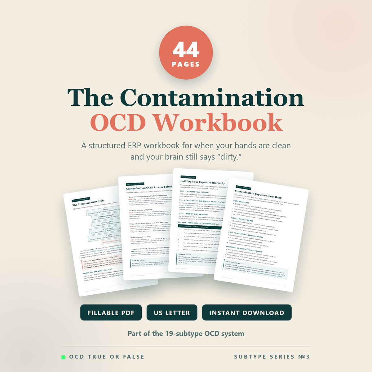 The Contamination OCD Workbook — cover