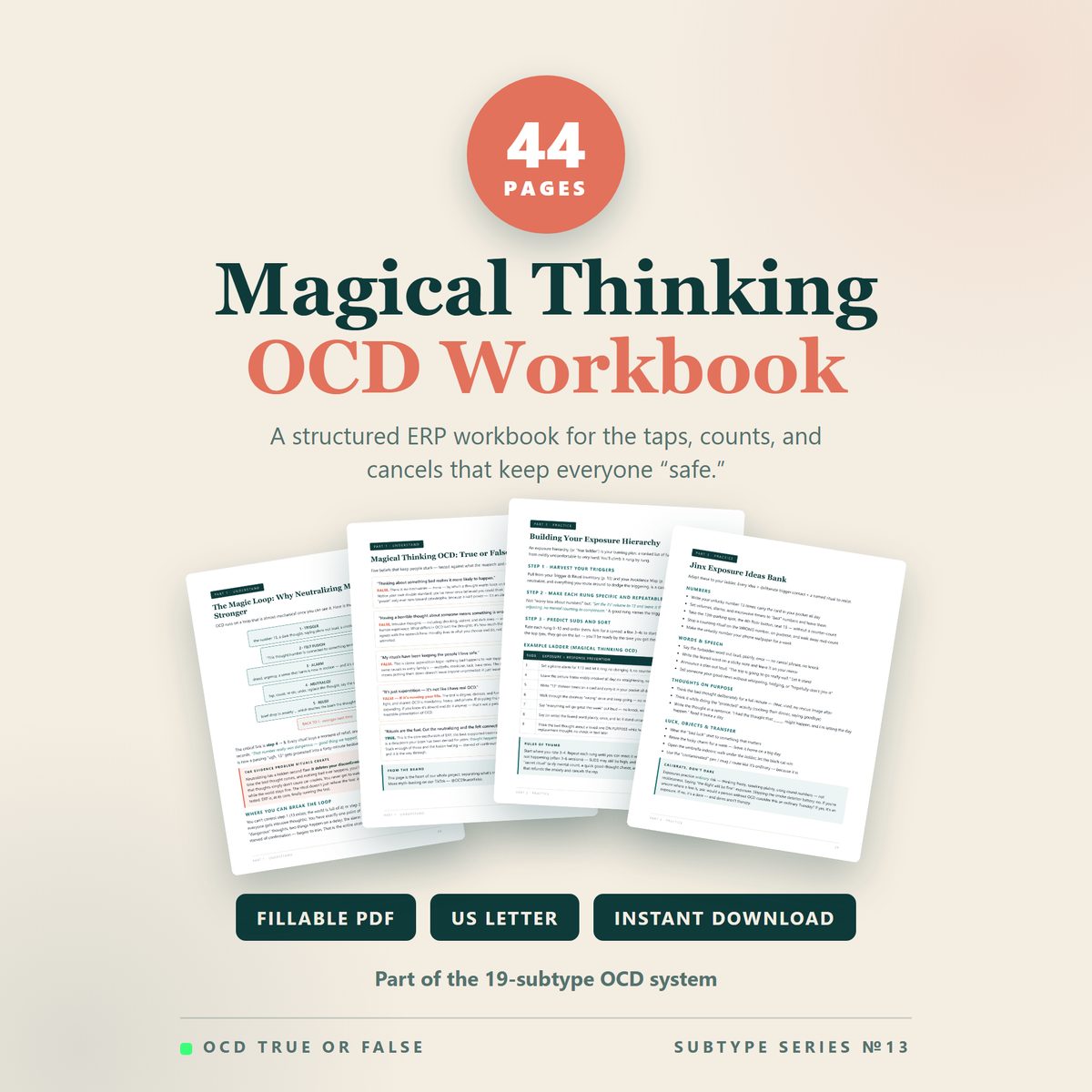 The Magical Thinking OCD Workbook — cover