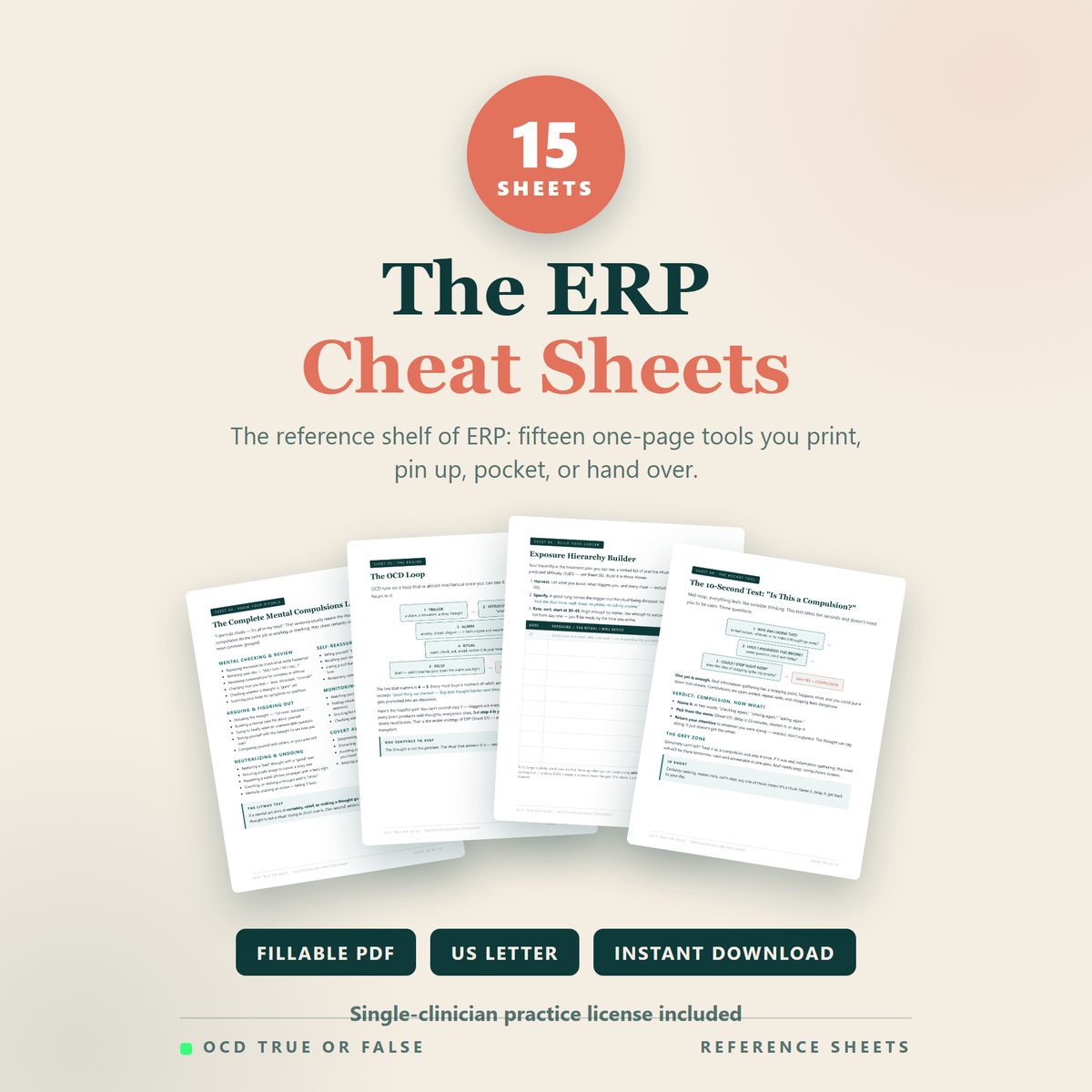 The ERP Cheat Sheets — cover