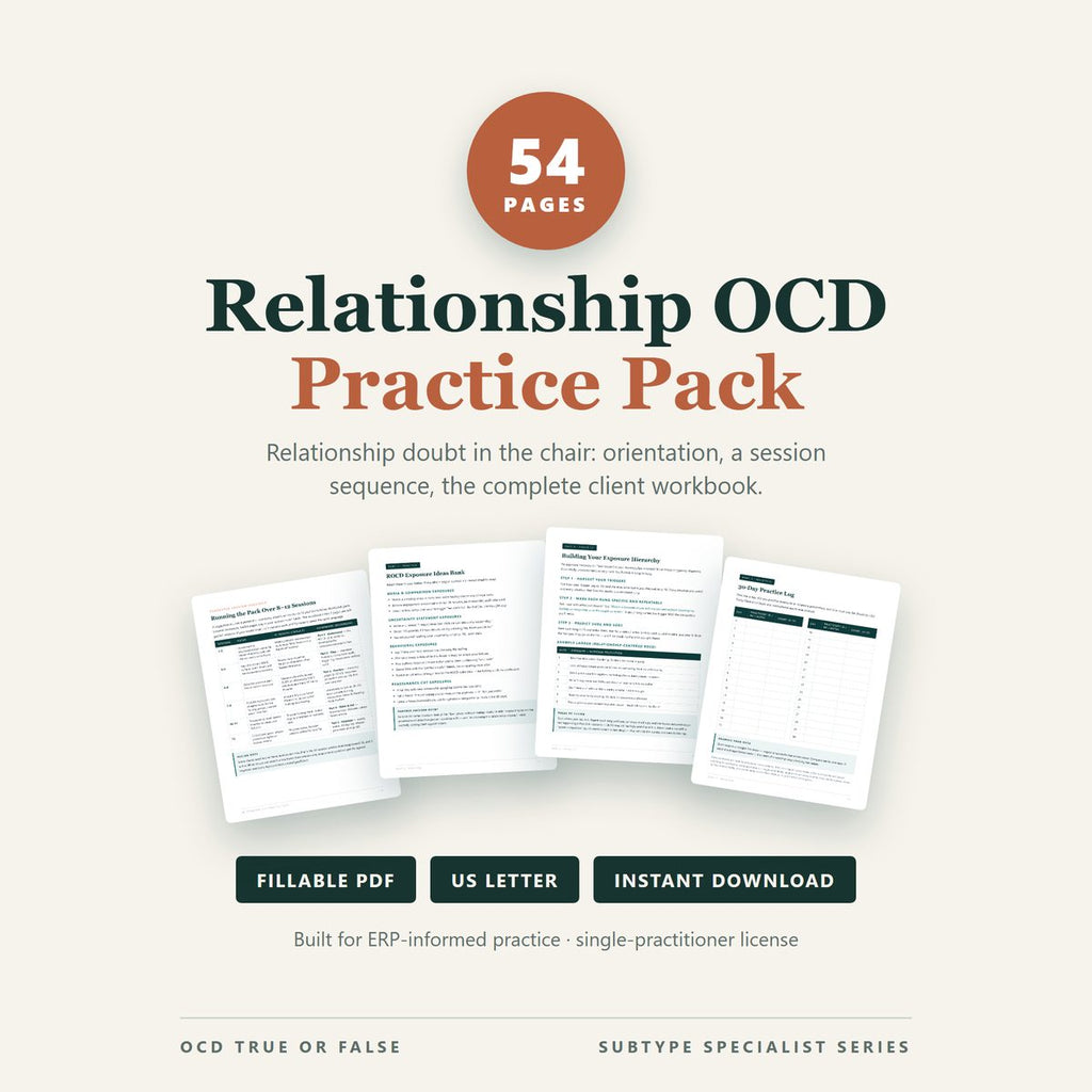 The ROCD Practice Pack (for Clinicians) — cover