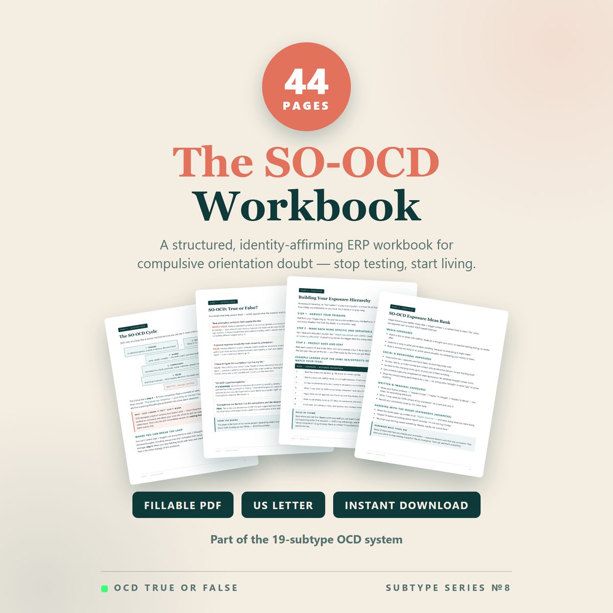 The Sexual-Orientation OCD (SO-OCD) Workbook — cover