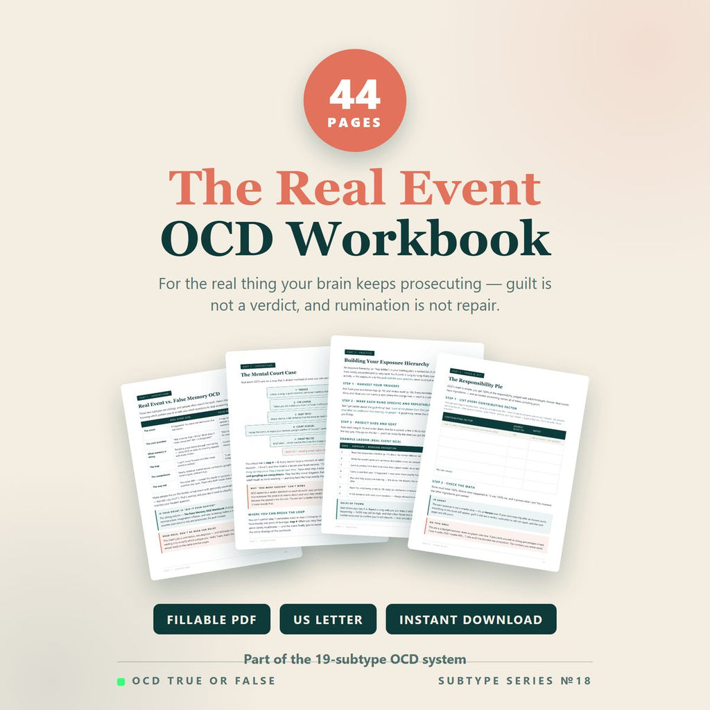 The Real Event OCD Workbook — cover
