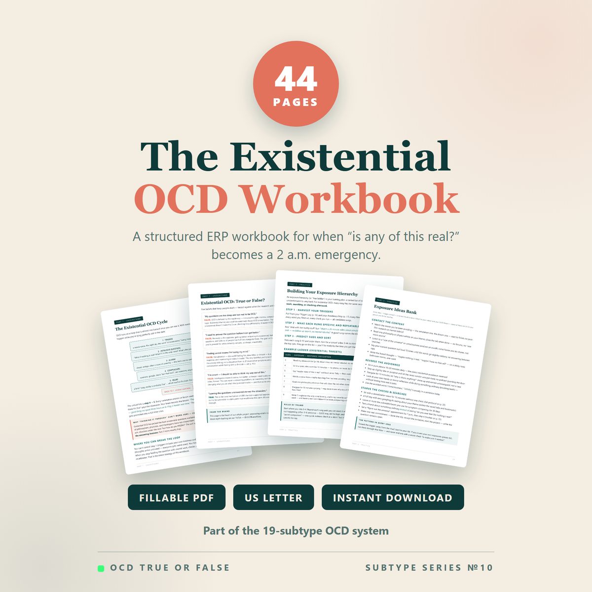 The Existential OCD Workbook — cover