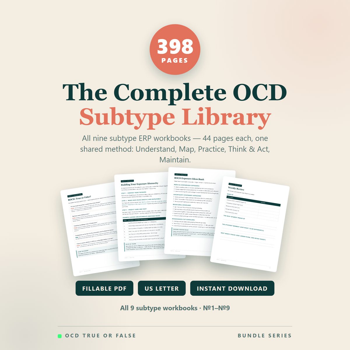 The Complete OCD Subtype Library (9 Workbooks) — cover