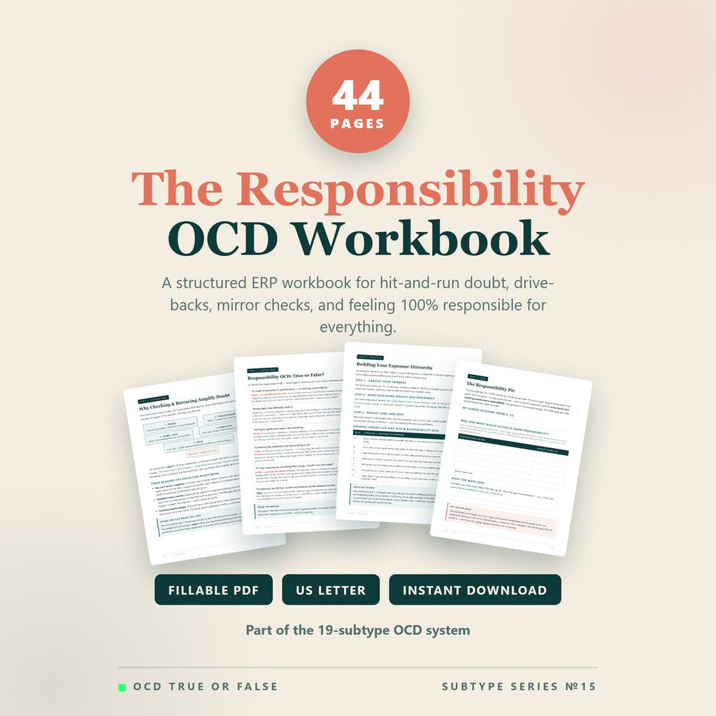 The Responsibility & Hit-and-Run OCD Workbook — cover