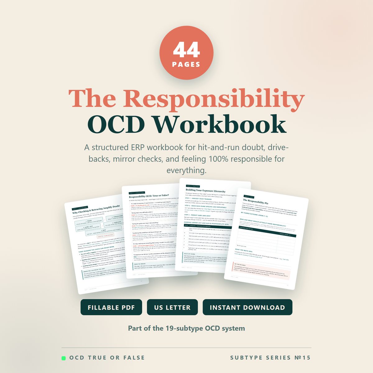 The Responsibility & Hit-and-Run OCD Workbook — cover