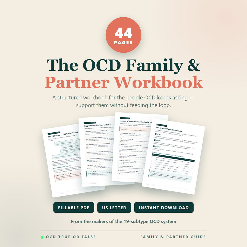 The OCD Family & Partner Support Workbook — cover