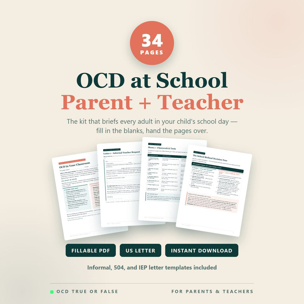 The OCD at School Kit (Parent + Teacher) — cover