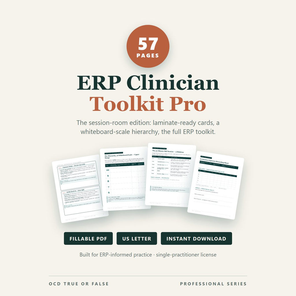The ERP Clinician Toolkit Pro — Session-Room Edition — cover