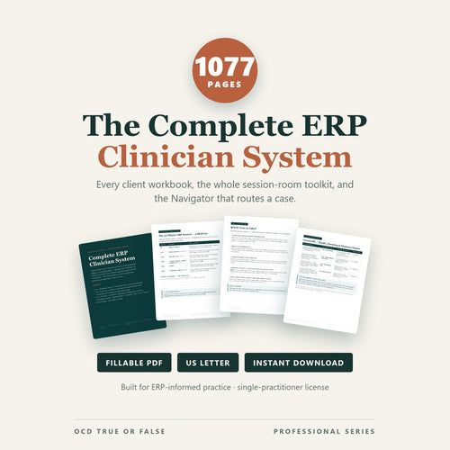 The Complete ERP Clinician System — cover
