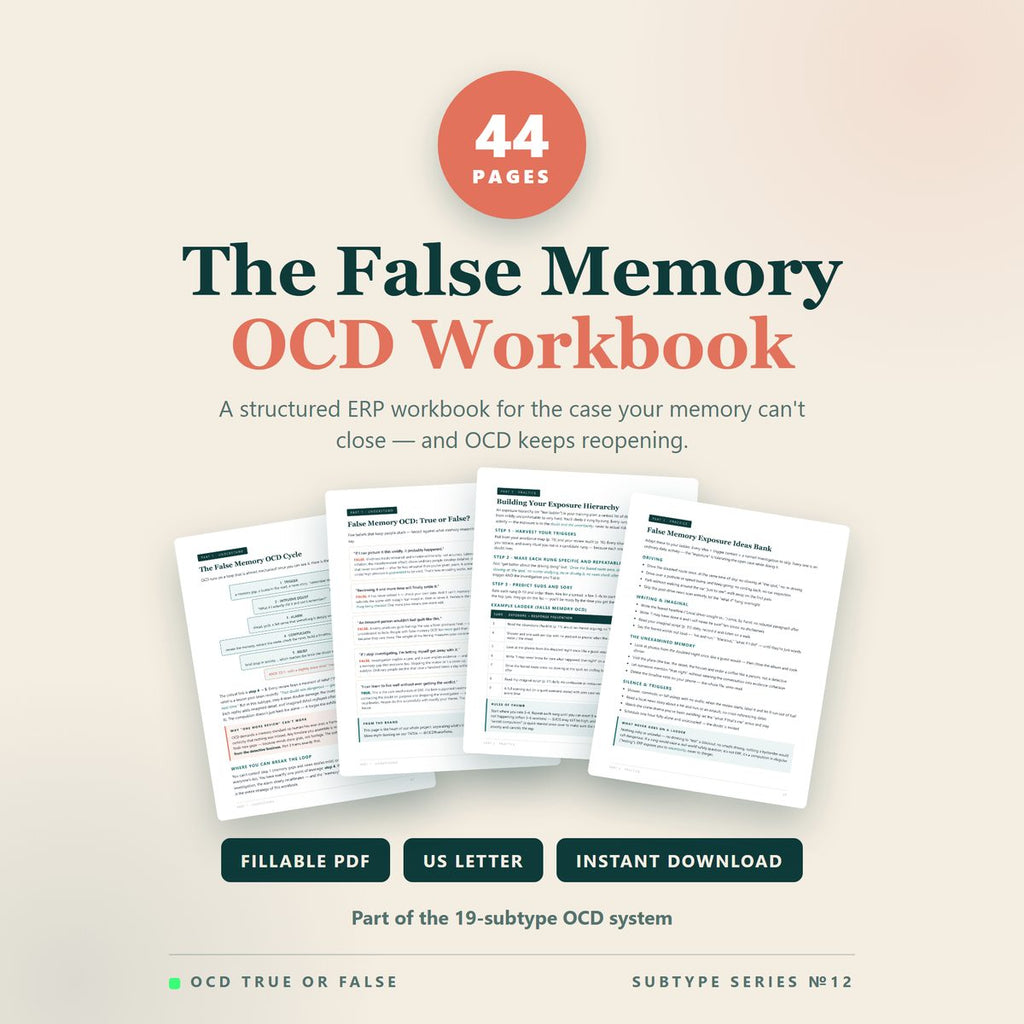 The False Memory OCD Workbook — cover