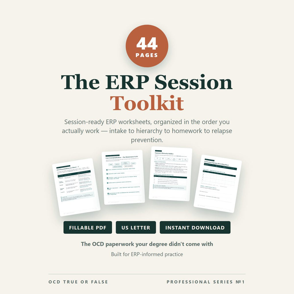 The ERP Session Toolkit (for Therapists) — cover