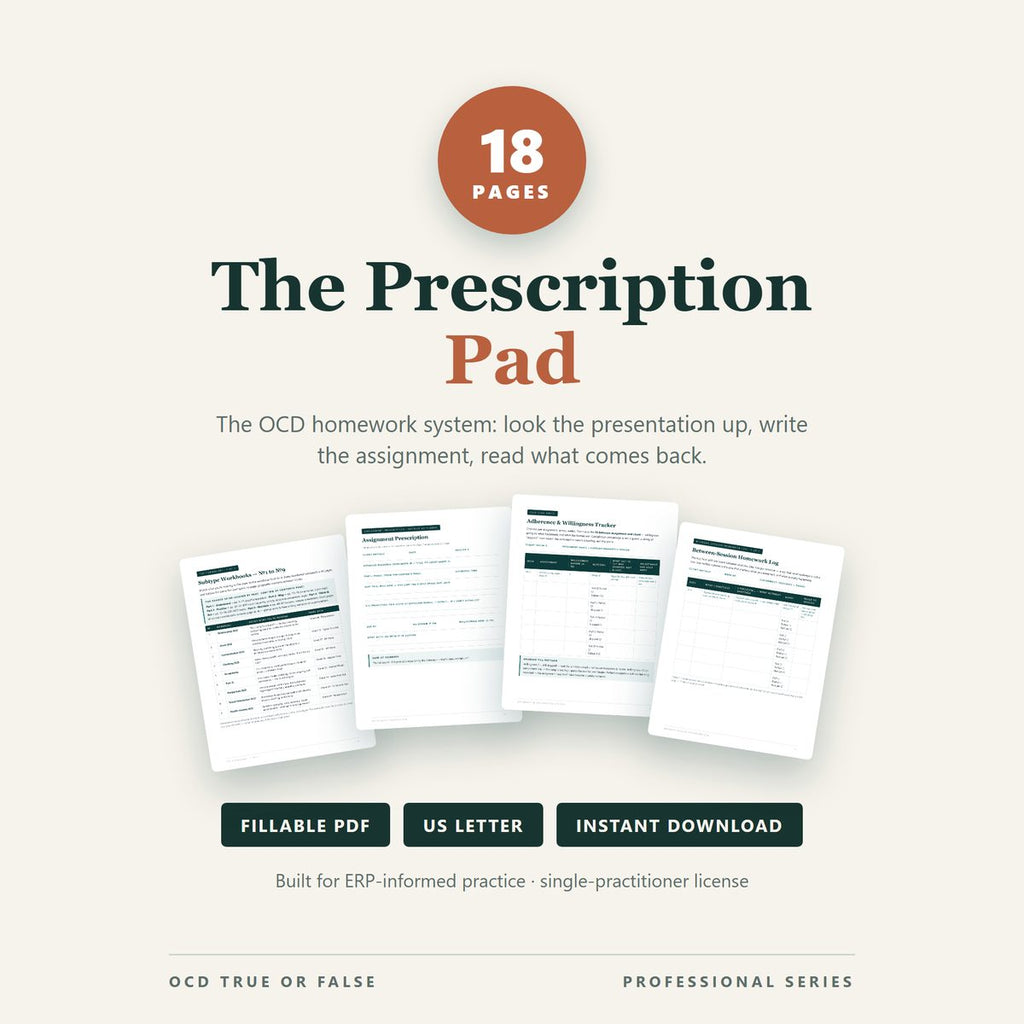 The Prescription Pad — Client Homework System — cover