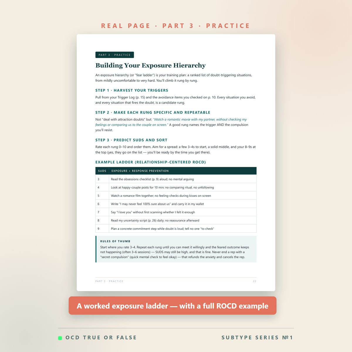 The Relationship OCD (ROCD) Workbook — inside pages