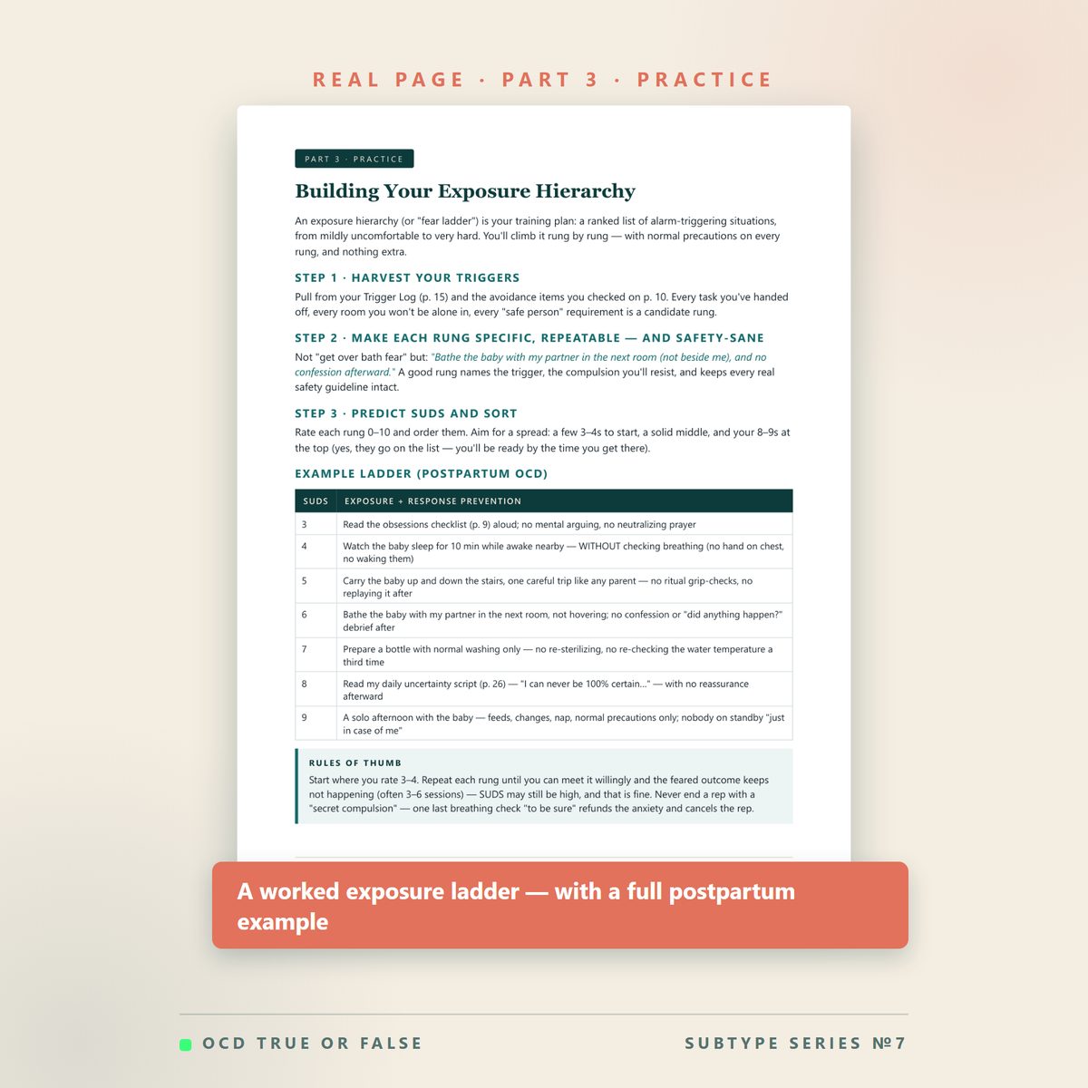 The Postpartum & Perinatal OCD Workbook — inside pages