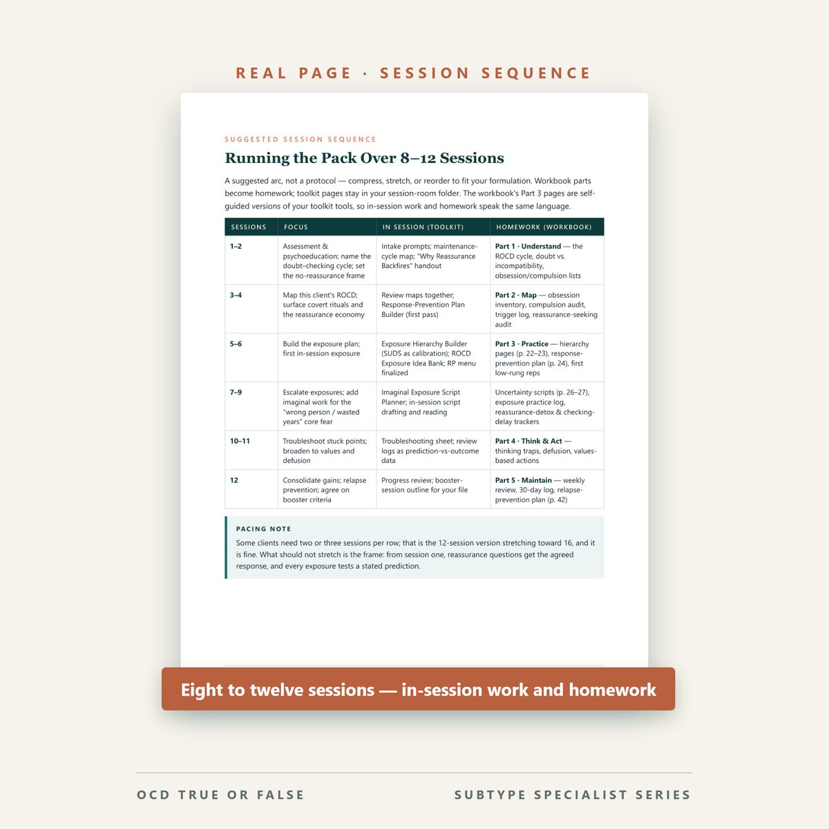 The ROCD Practice Pack (for Clinicians) — inside pages
