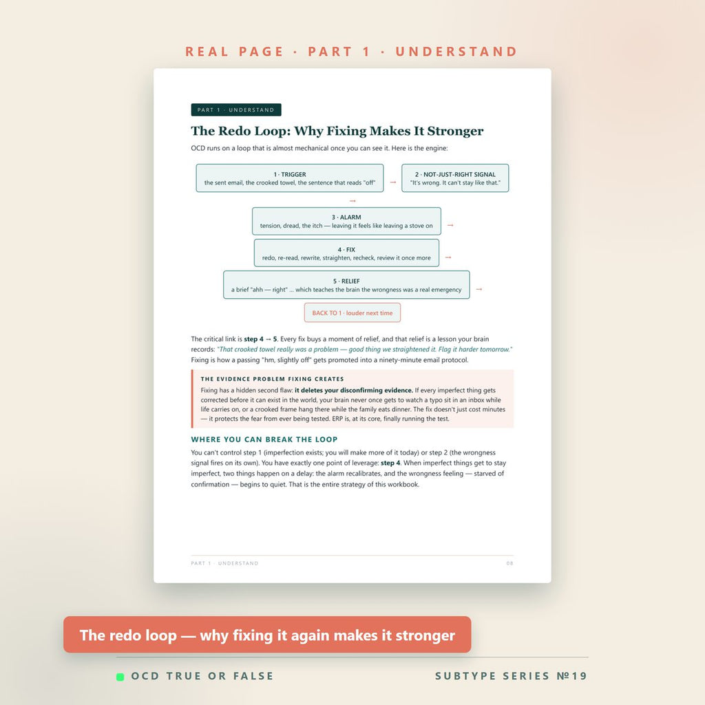 The Perfectionism & Just-Right OCD Workbook — inside pages