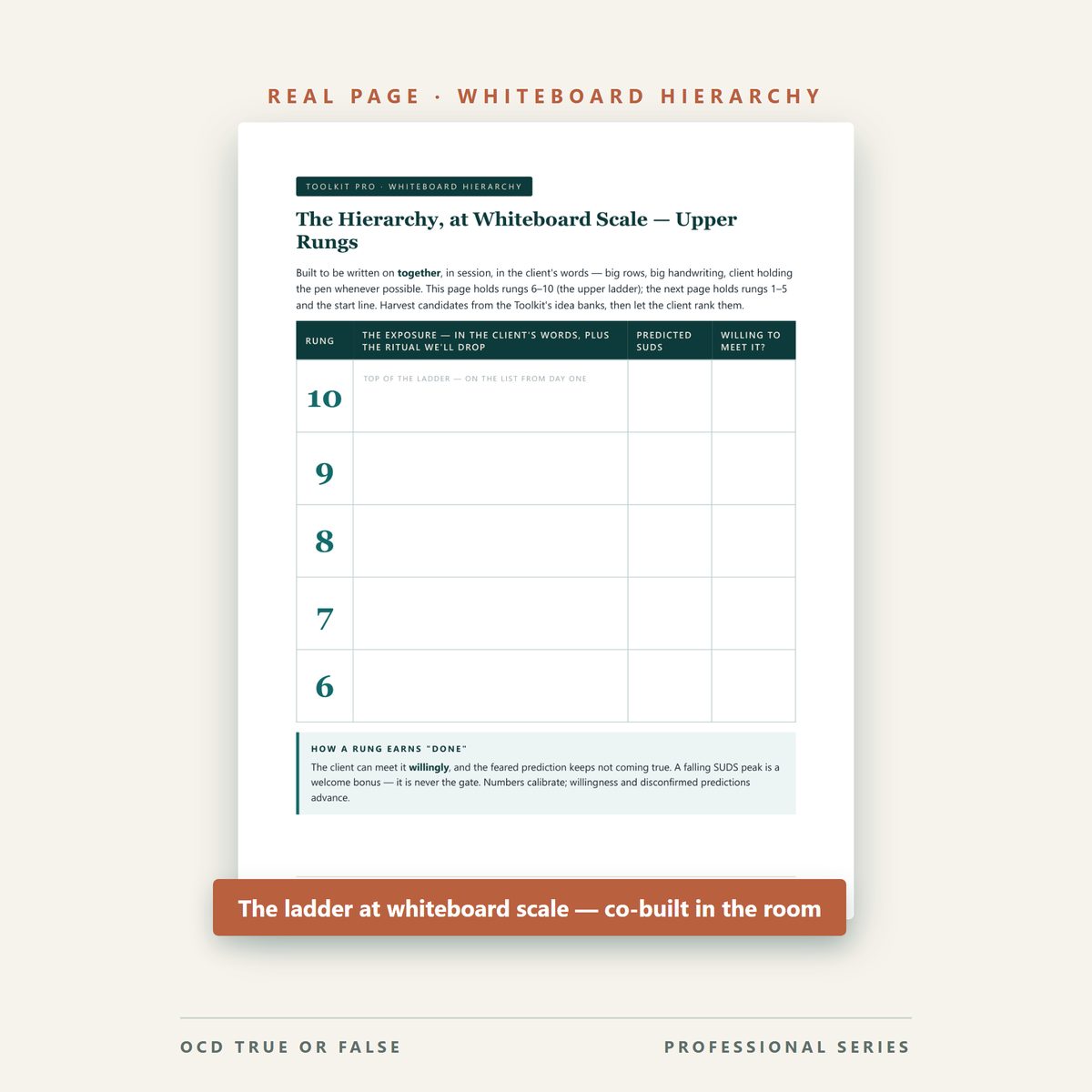 The ERP Clinician Toolkit Pro — Session-Room Edition — inside pages