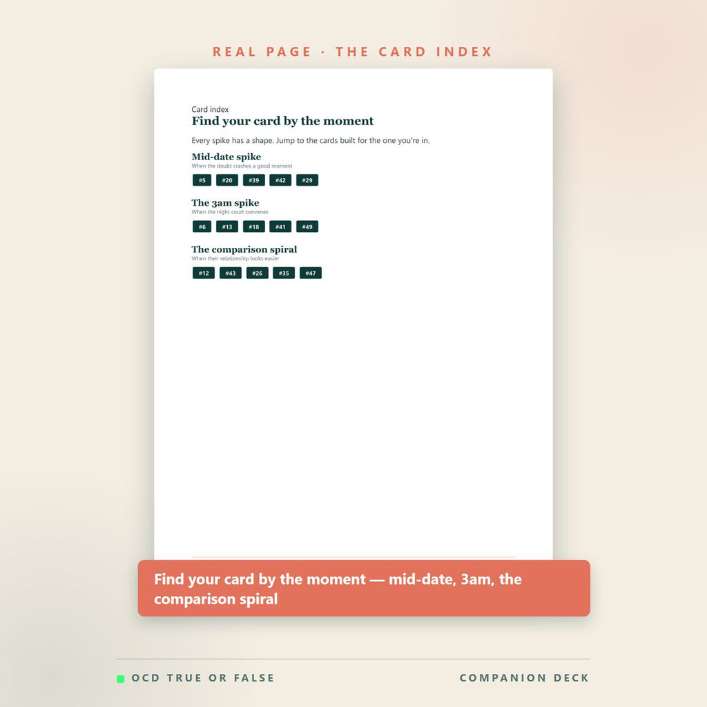 ROCD Spike Cards — inside pages