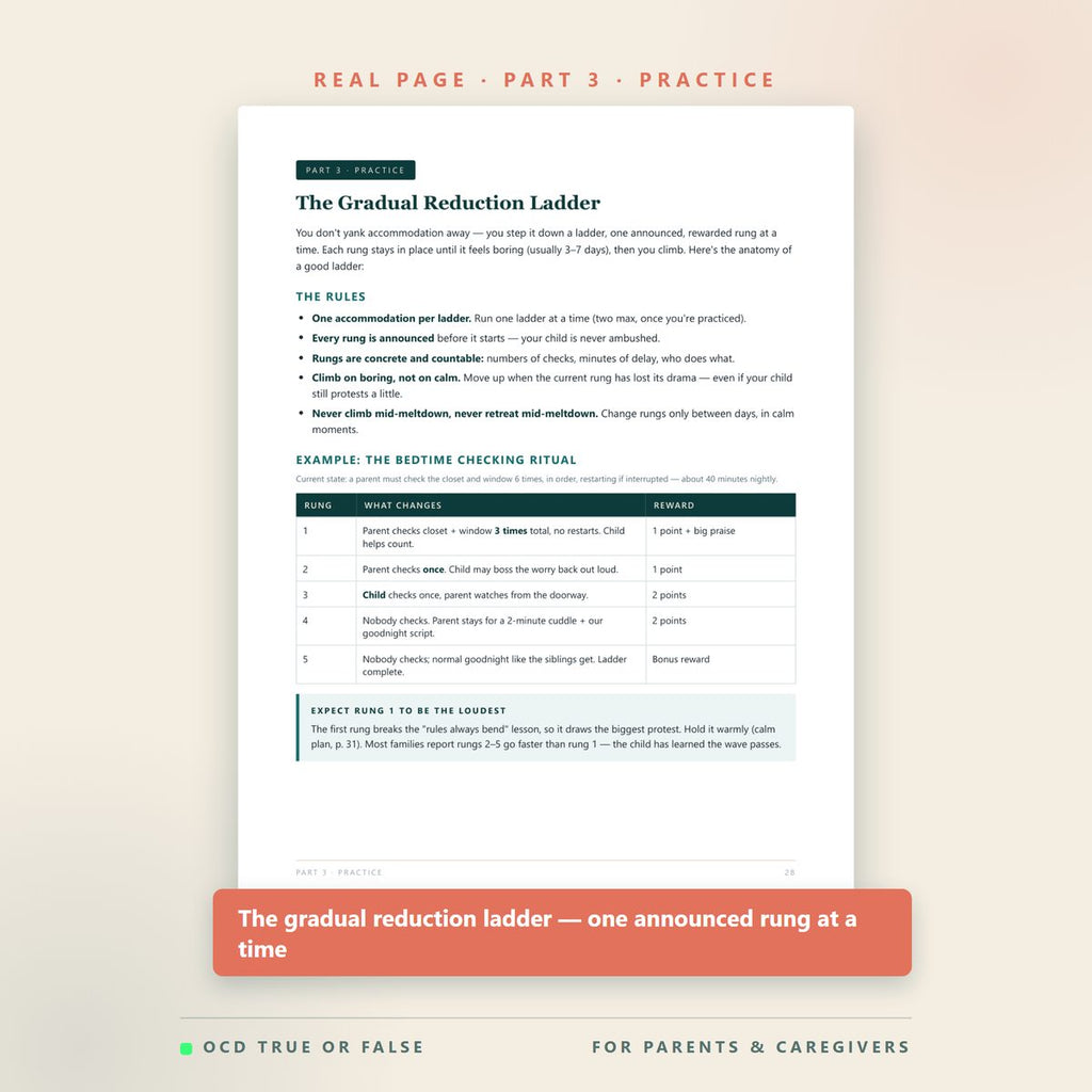The Parent's Workbook for a Child's OCD — inside pages