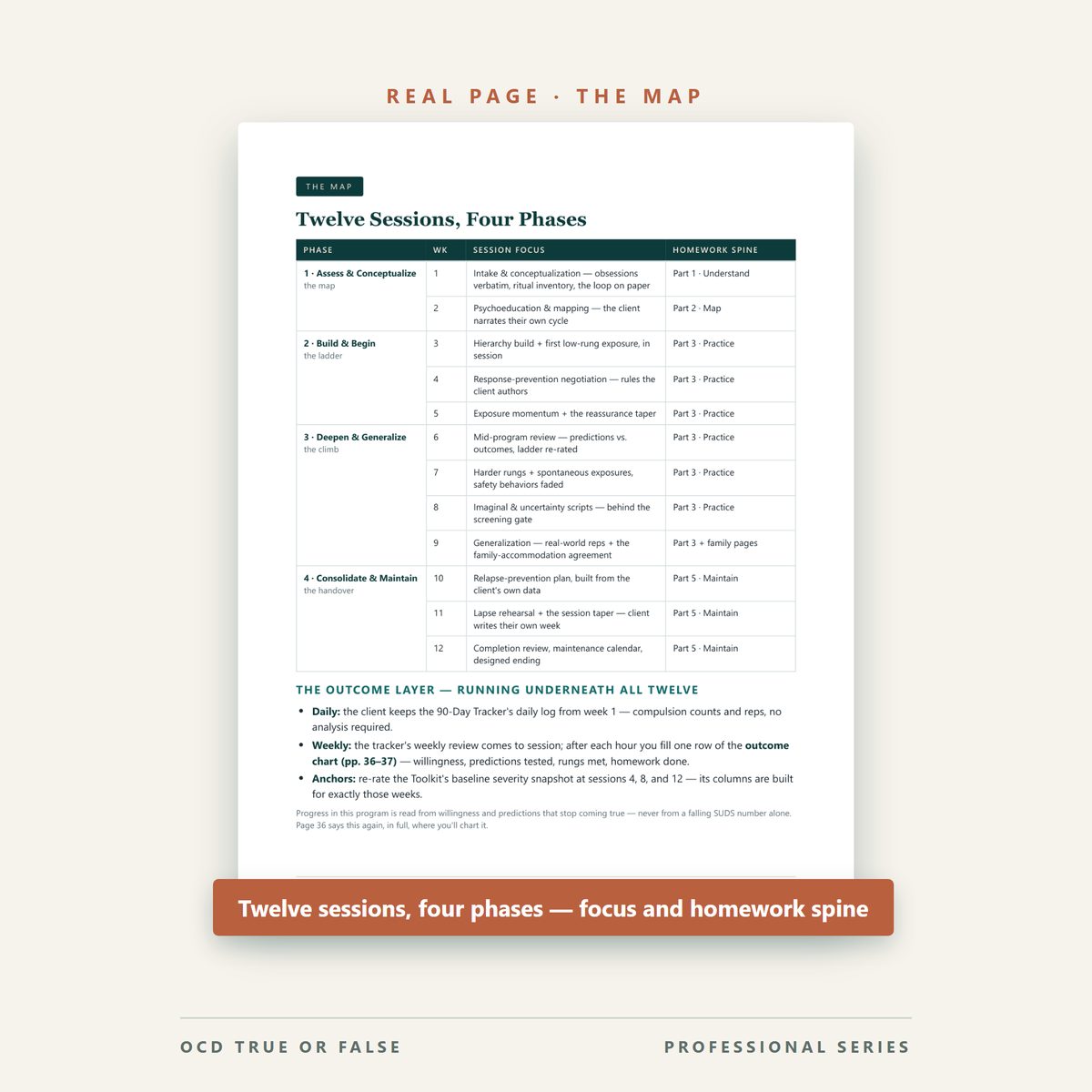 The 12-Week ERP Program — Clinician Edition — inside pages