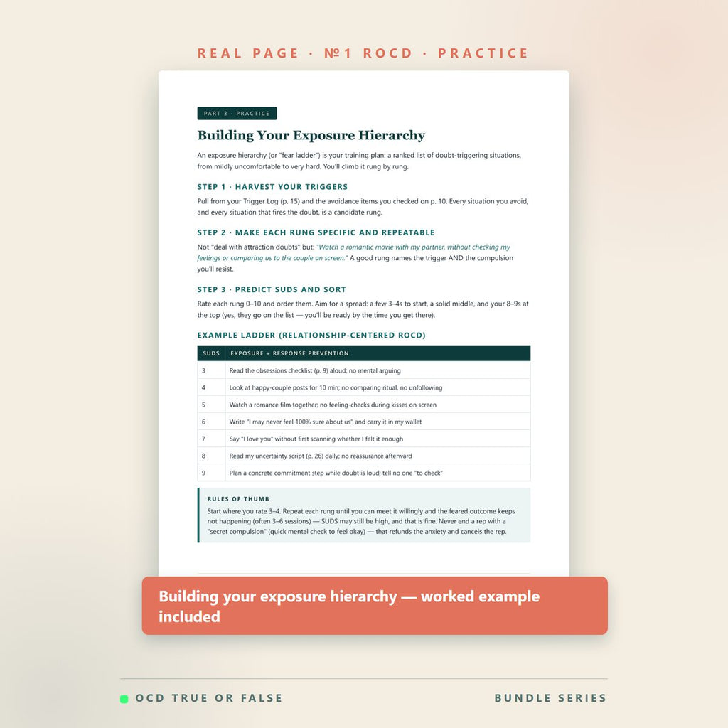 The Complete OCD Subtype Library (9 Workbooks) — inside pages