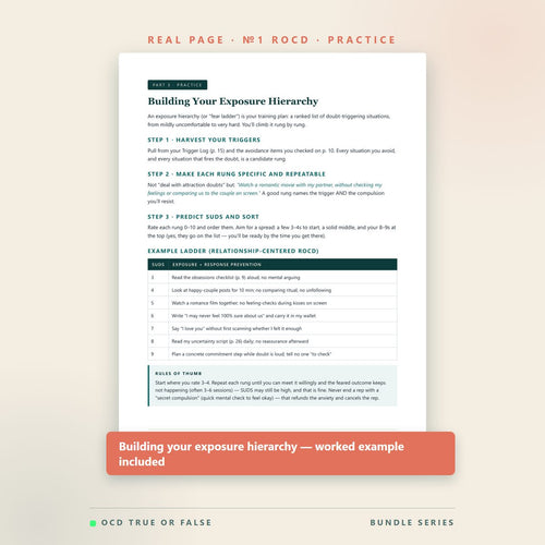 The Complete OCD Subtype Library (9 Workbooks) — inside pages