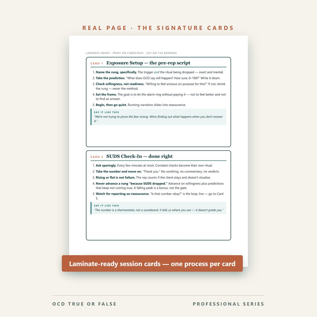The ERP Clinician Toolkit Pro — Session-Room Edition — worksheet detail