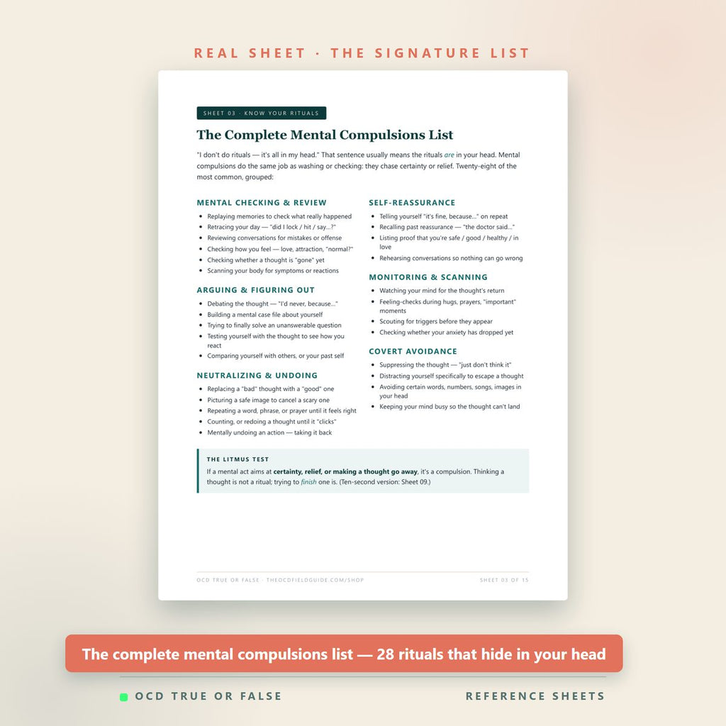 The ERP Cheat Sheets — worksheet detail