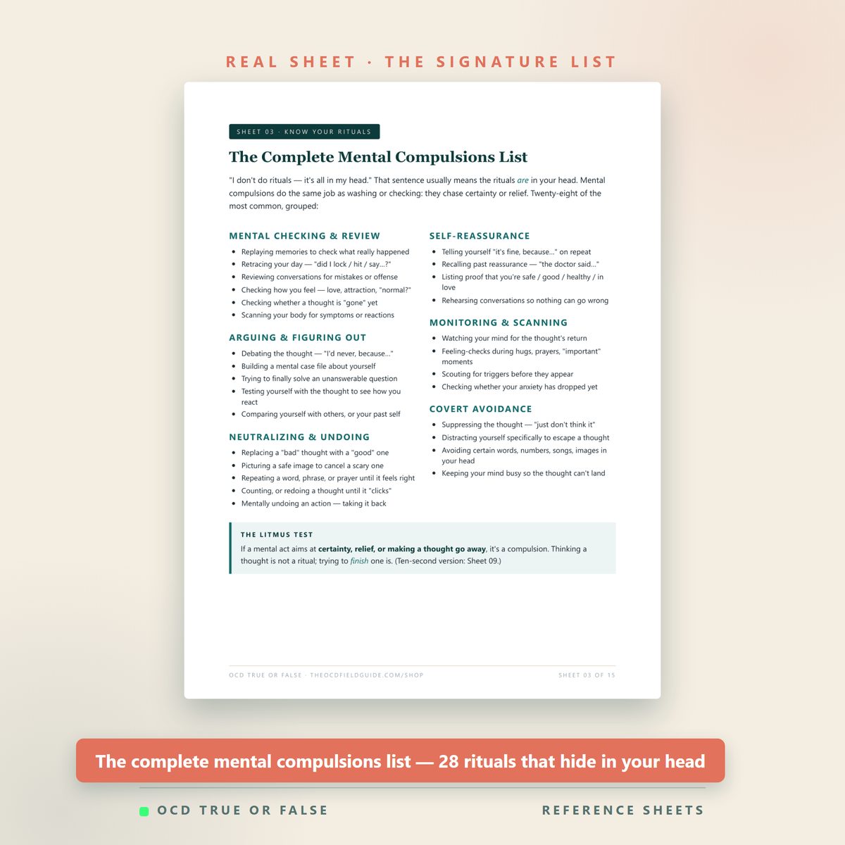 The ERP Cheat Sheets — worksheet detail