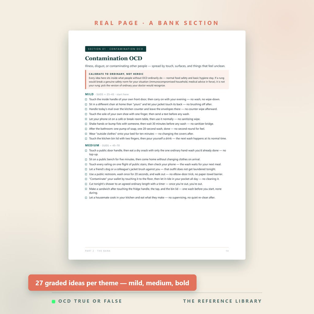 The ERP Exposure Ideas Bank — worksheet detail
