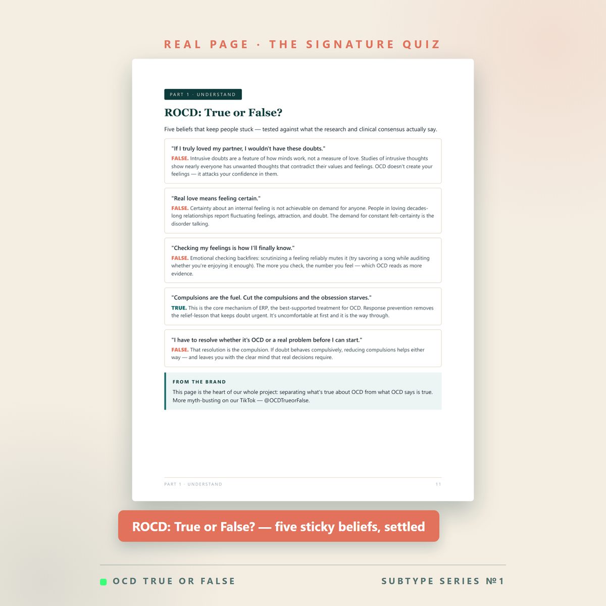 The Relationship OCD (ROCD) Workbook — worksheet detail