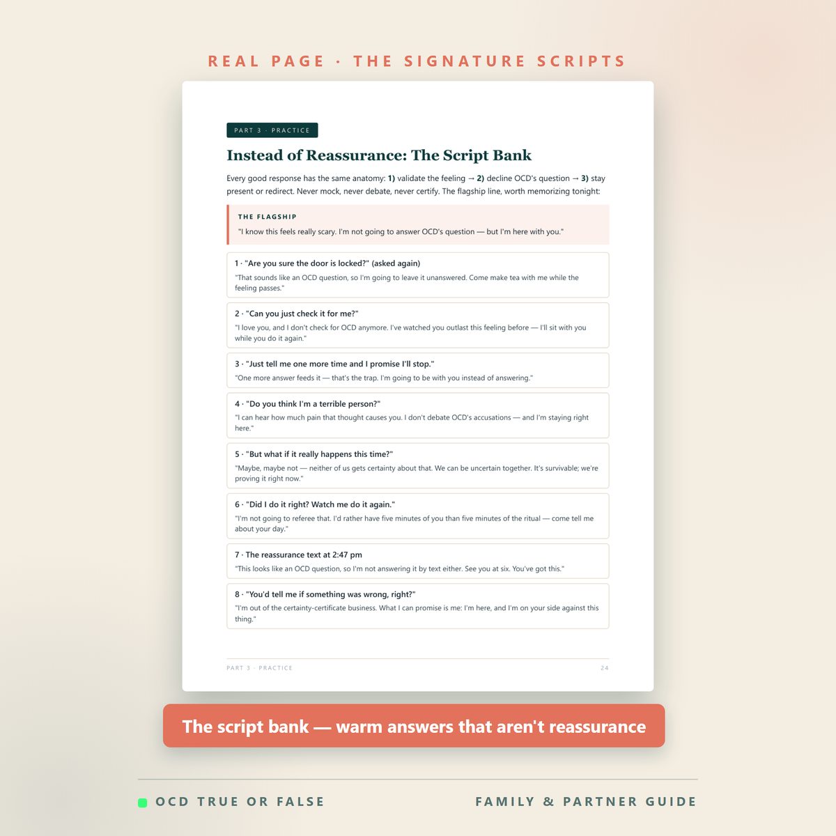The OCD Family & Partner Support Workbook — worksheet detail