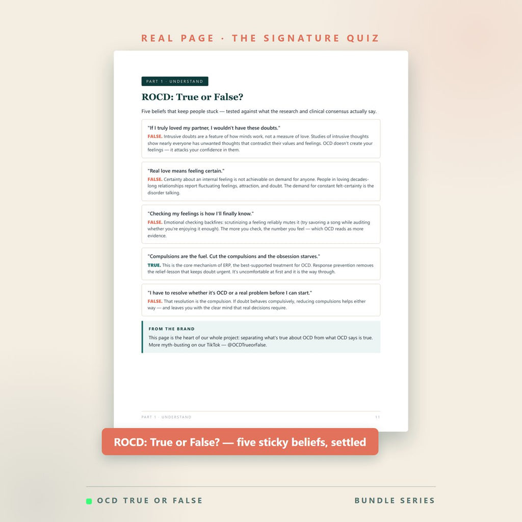 The Relationship & Identity Doubt Bundle — worksheet detail