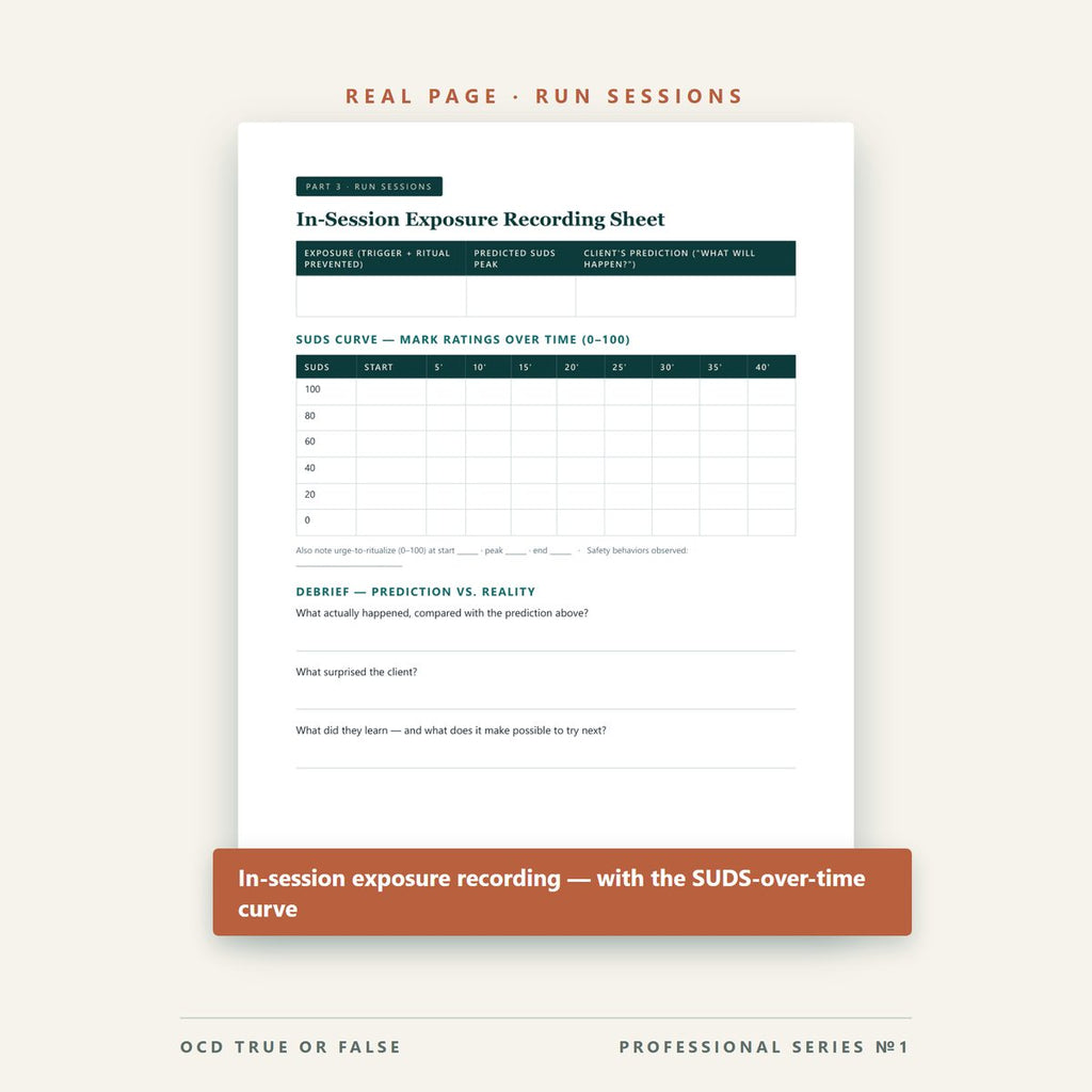 The ERP Session Toolkit (for Therapists) — worksheet detail
