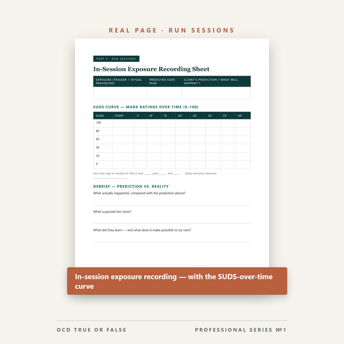 The ERP Session Toolkit (for Therapists) — worksheet detail