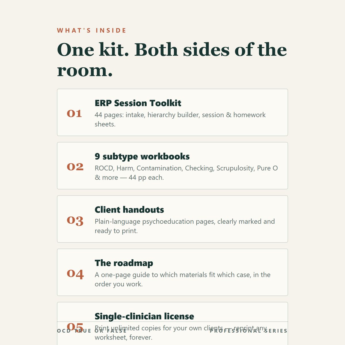 The ERP Practice Kit — Toolkit + Workbooks — what's included