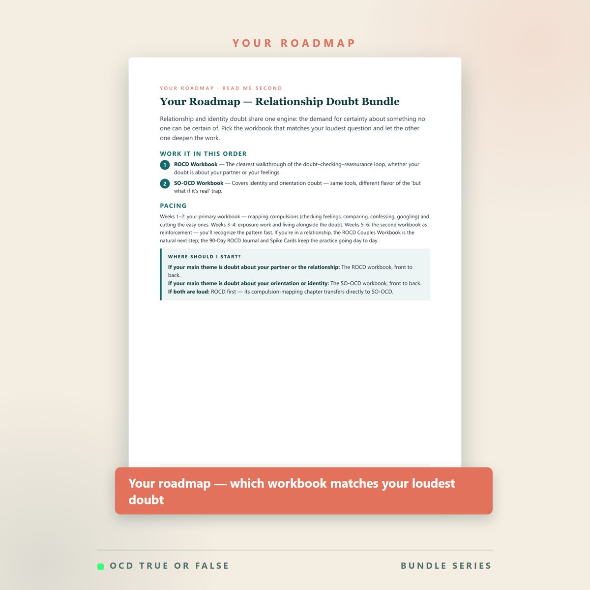 The Relationship & Identity Doubt Bundle — what's included