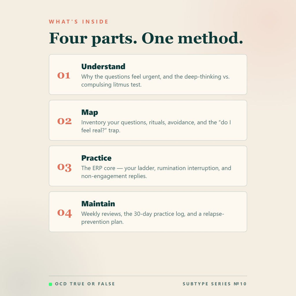 The Existential OCD Workbook — what's included