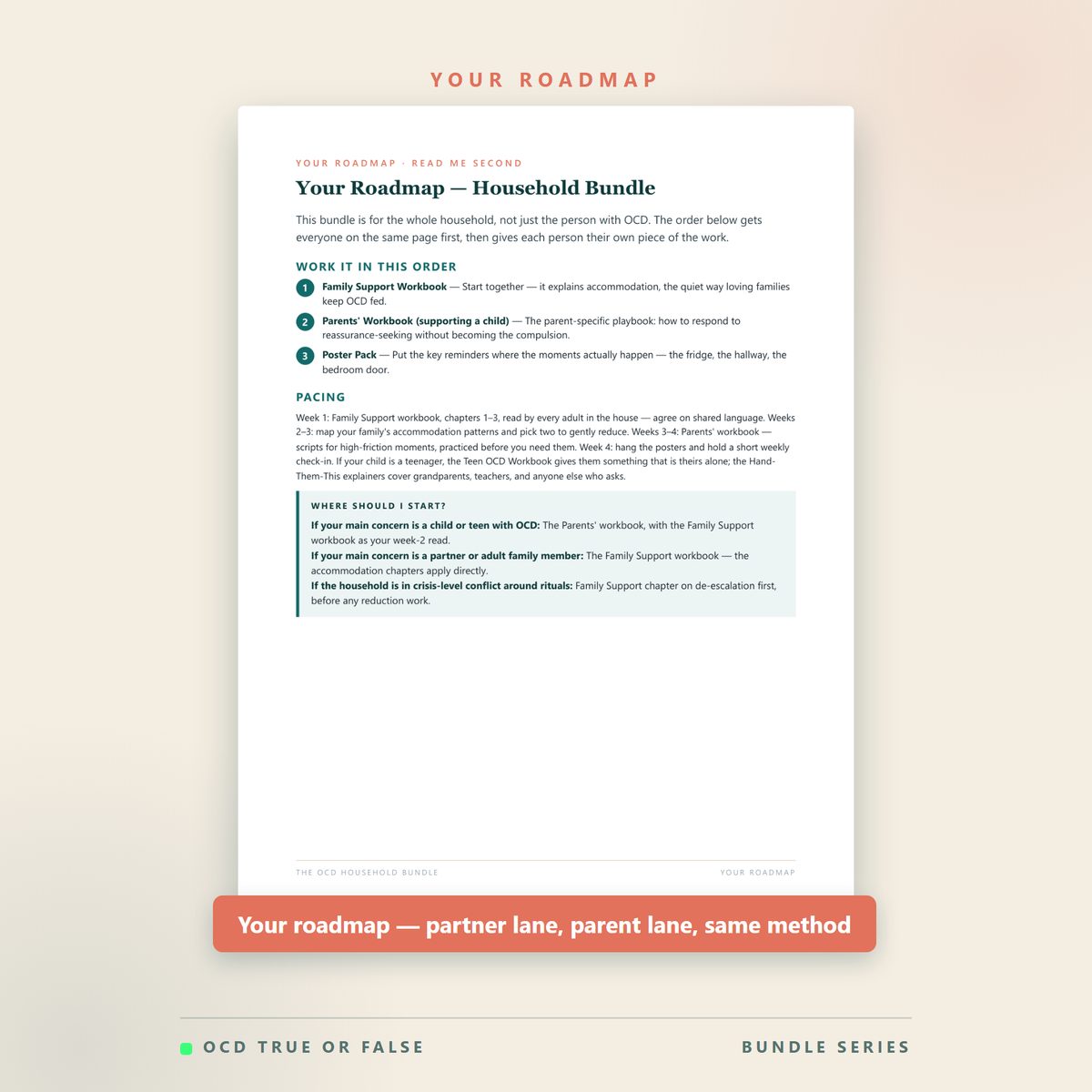 The OCD Household Bundle (Family + Parents) — what's included