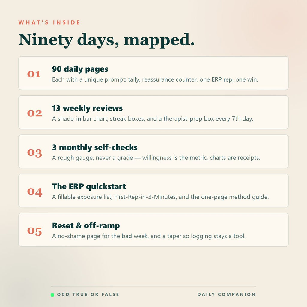 The 90-Day OCD Tracker — what's included