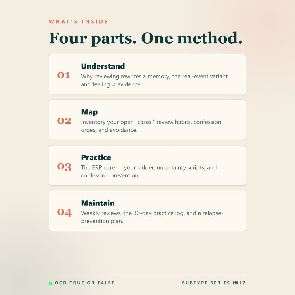 The False Memory OCD Workbook — what's included