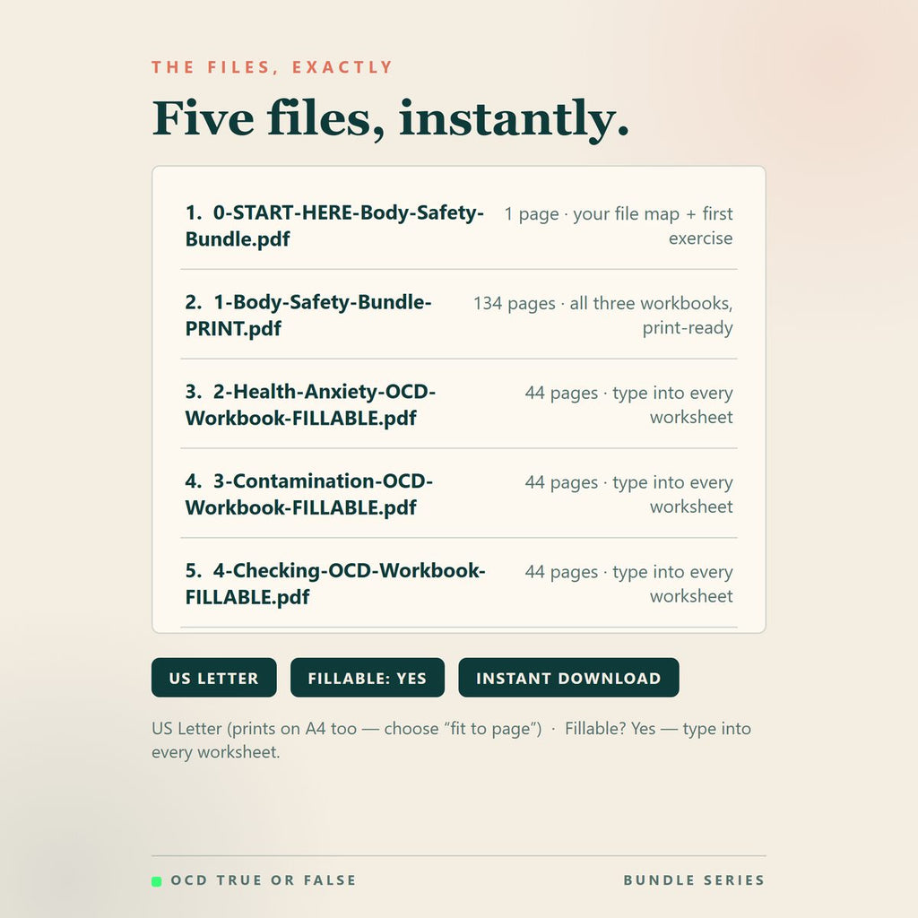 The Body-Focused & Safety Bundle — format and page count