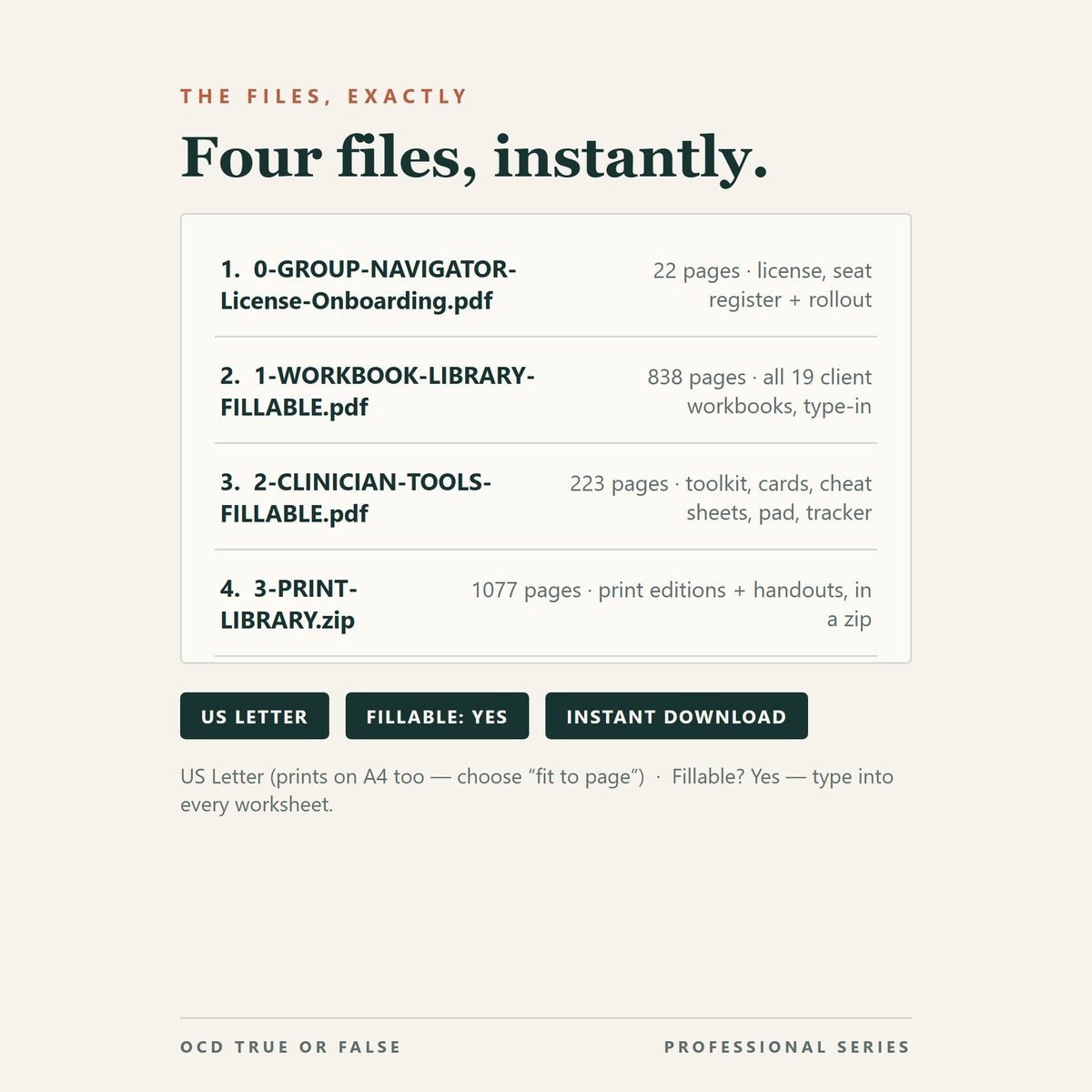 The Group-Practice Team License (up to 10 Seats) — format and page count