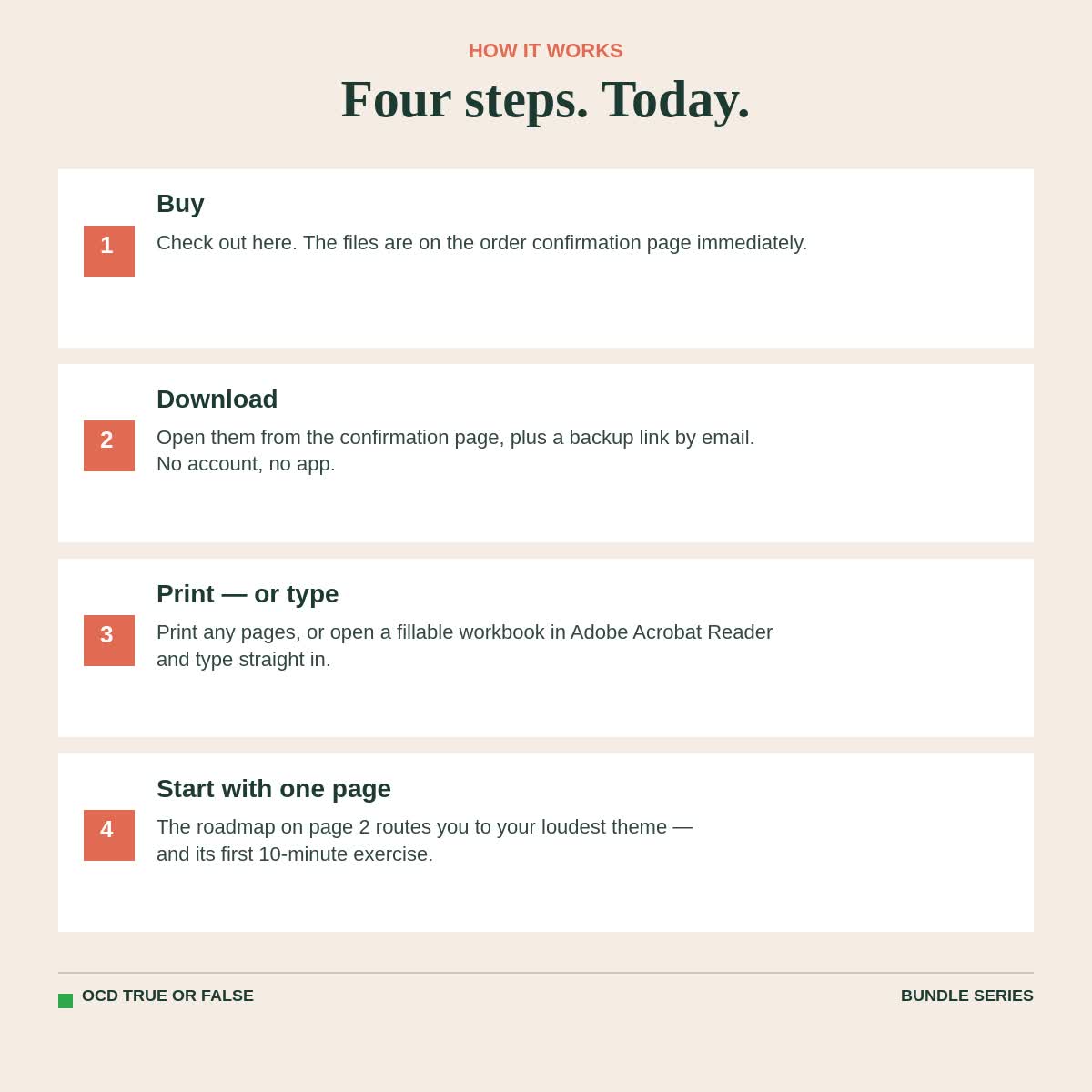 The Intrusive Thoughts Bundle — how to use it