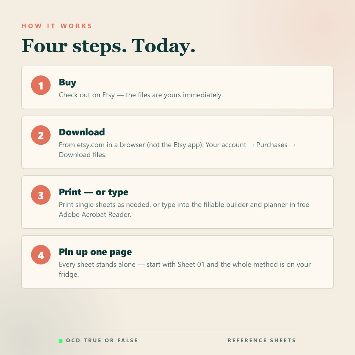 The ERP Cheat Sheets — how to use it