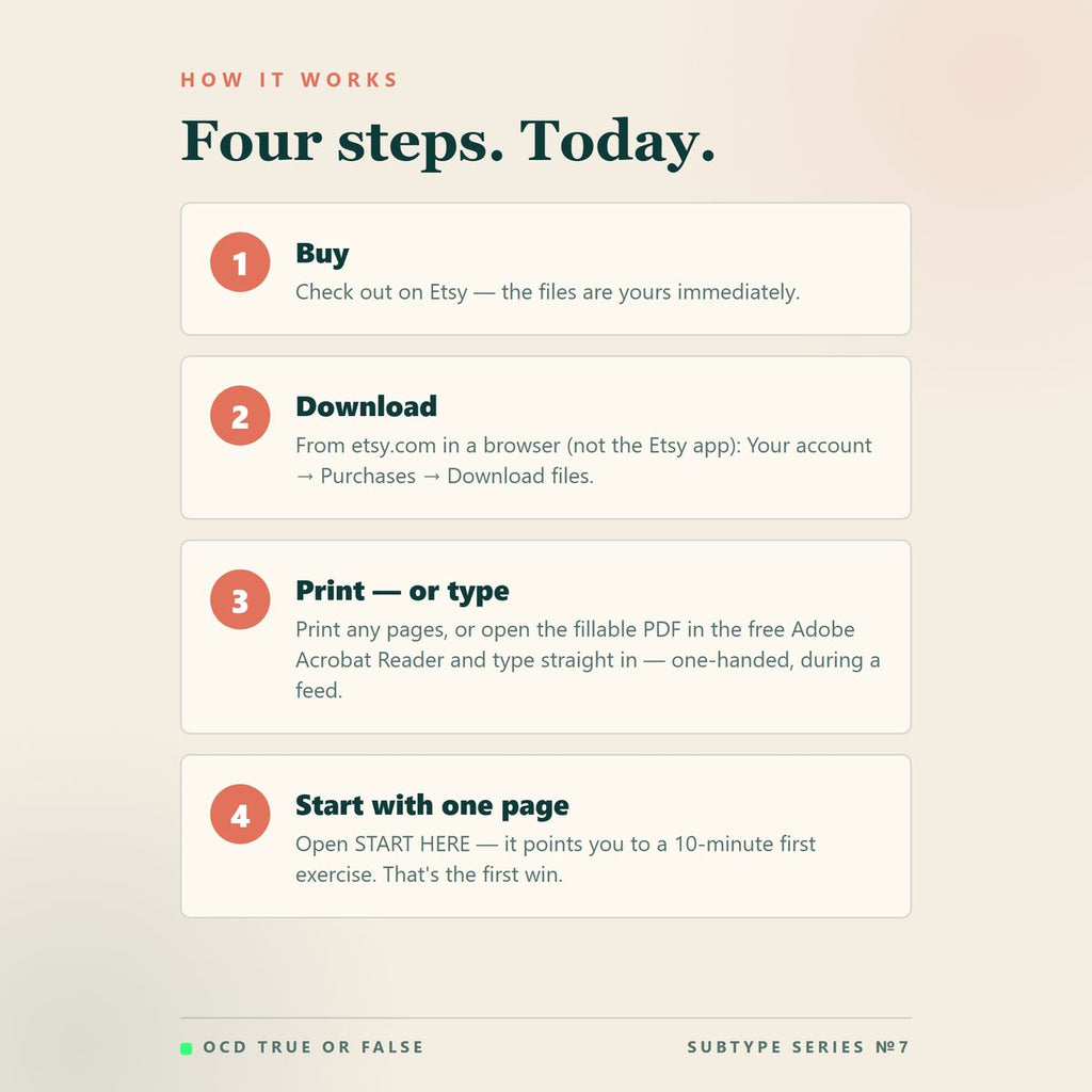 The Postpartum & Perinatal OCD Workbook — how to use it