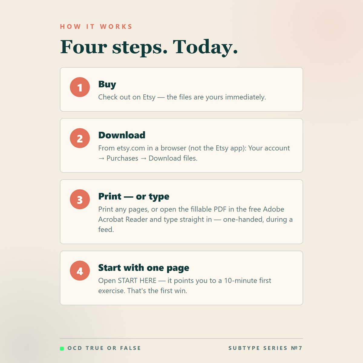 The Postpartum & Perinatal OCD Workbook — how to use it